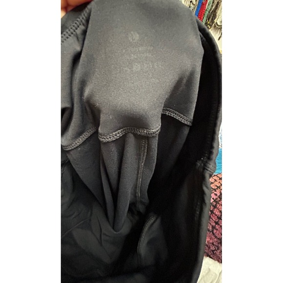 Black High Waisted Jogger Pants Activewear Womens Size Large - Picture 4 of 4